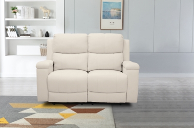 Marwood Reclining Loveseat, Cream, rollover