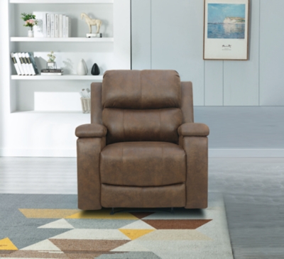 Marwood Recliner, Brown, rollover