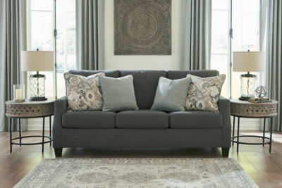 Ashley furniture grey store sofa set