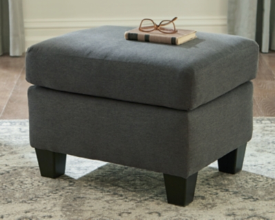 Bayonne Ottoman, Charcoal