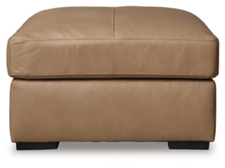 Bandon Oversized Accent Leather Ottoman