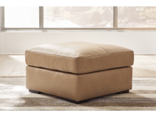 Bandon Oversized Accent Leather Ottoman