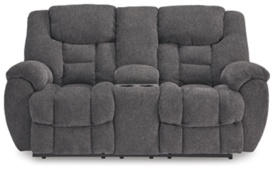 Foreside Reclining Loveseat with Console, , large