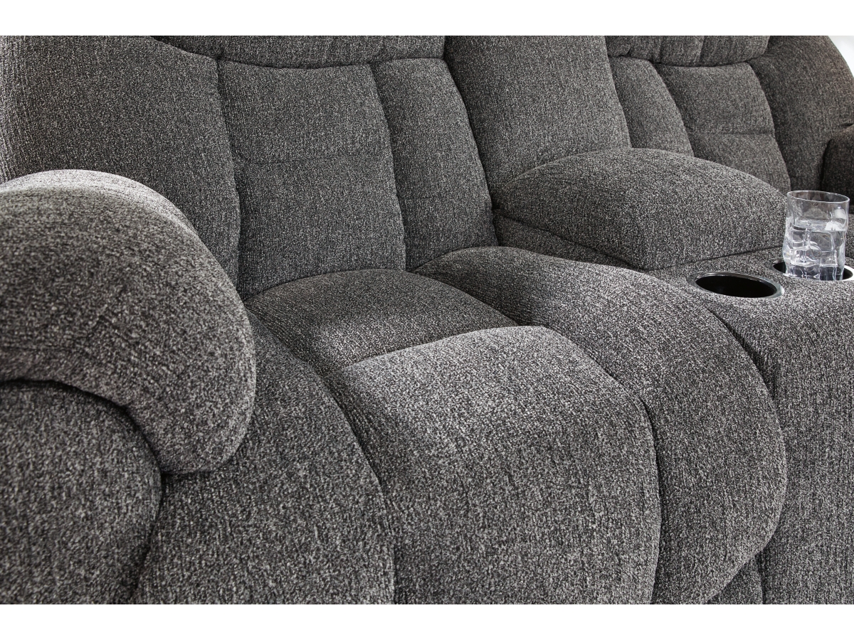Foreside Next-Gen Nuvella™ Performance Fabric Manual Loveseat with
