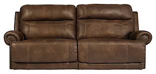 Austere Power Reclining Sofa, Brown, large
