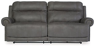 Austere Power Reclining Sofa, Gray, large