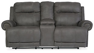 Austere Reclining Loveseat with Console, , large