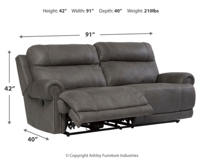 Austere Reclining Sofa, , large