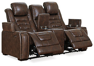 Game Zone Power Reclining Loveseat with Console, , large