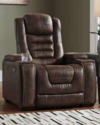 Ashley game 2024 zone recliner