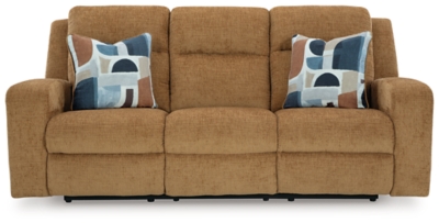 Kanlow Reclining Sofa, Honey, large