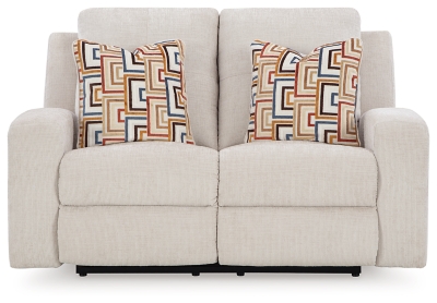Danum Reclining Loveseat, Stone, large
