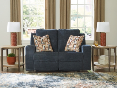 Danum Reclining Loveseat, Ink, rollover