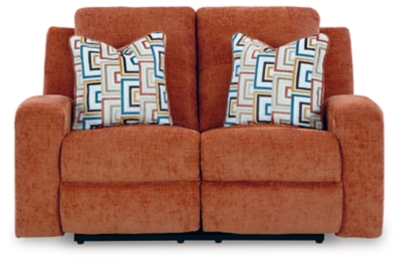 Danum Reclining Loveseat, Spice, large