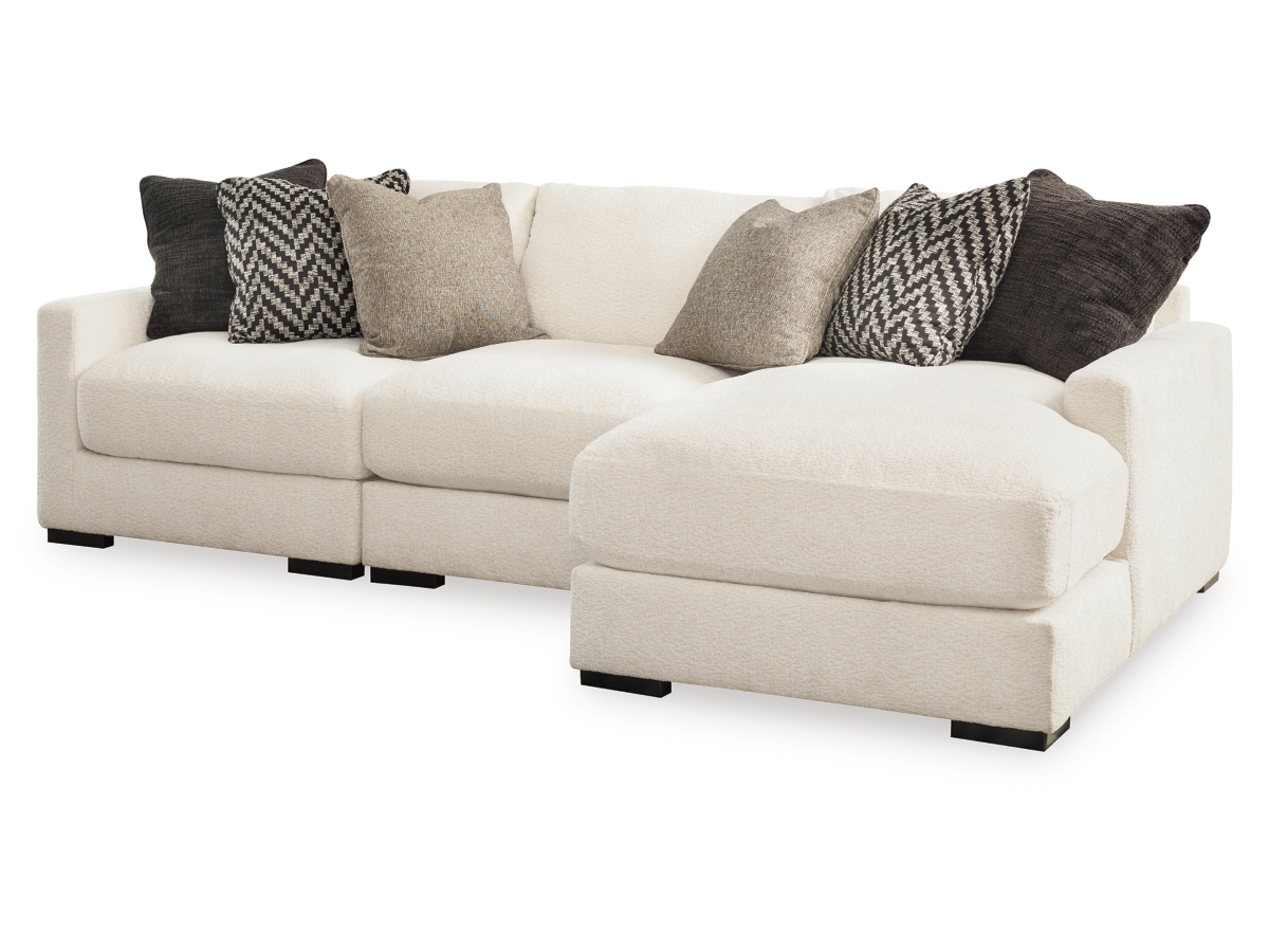 Elissa Court Performance Fabric Modular Sofa with Chaise