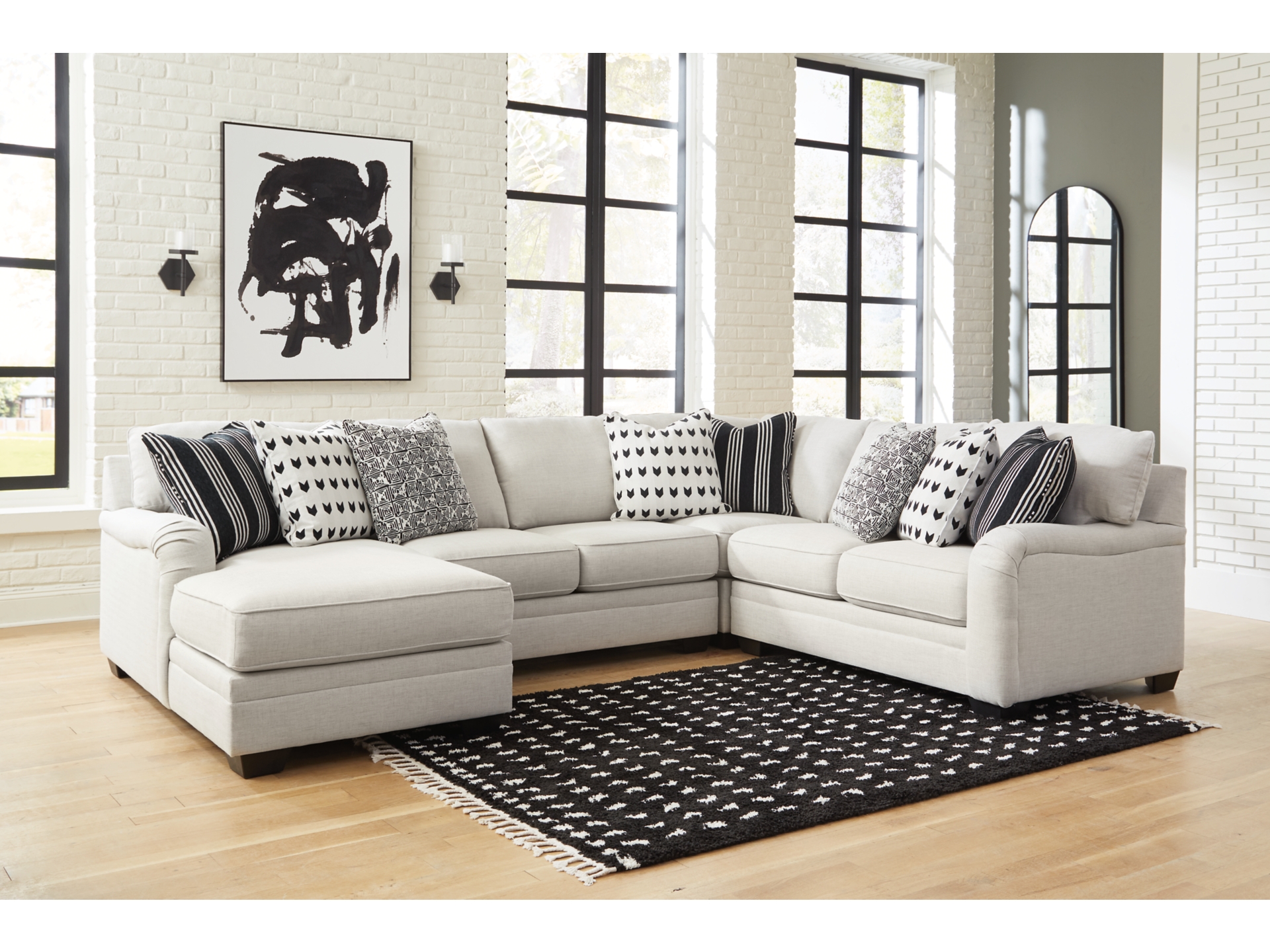 Image 0 of Huntsworth 4-Piece Sectional with Chaise