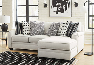 Huntsworth 2-Piece Sectional with Chaise, Dove Gray, rollover
