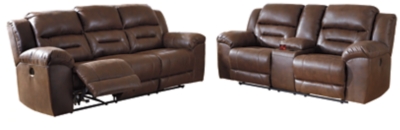 Stoneland Sofa and Loveseat, Chocolate, large