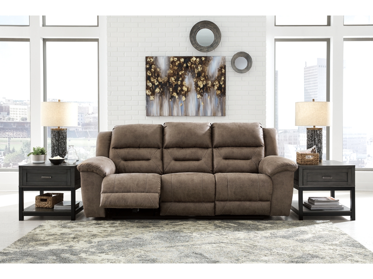 【良品】Ashley Furniture ストーンランド リクライニング ソファ Stoneland Fossil Reclining Living Room Set from Ashley | Coleman