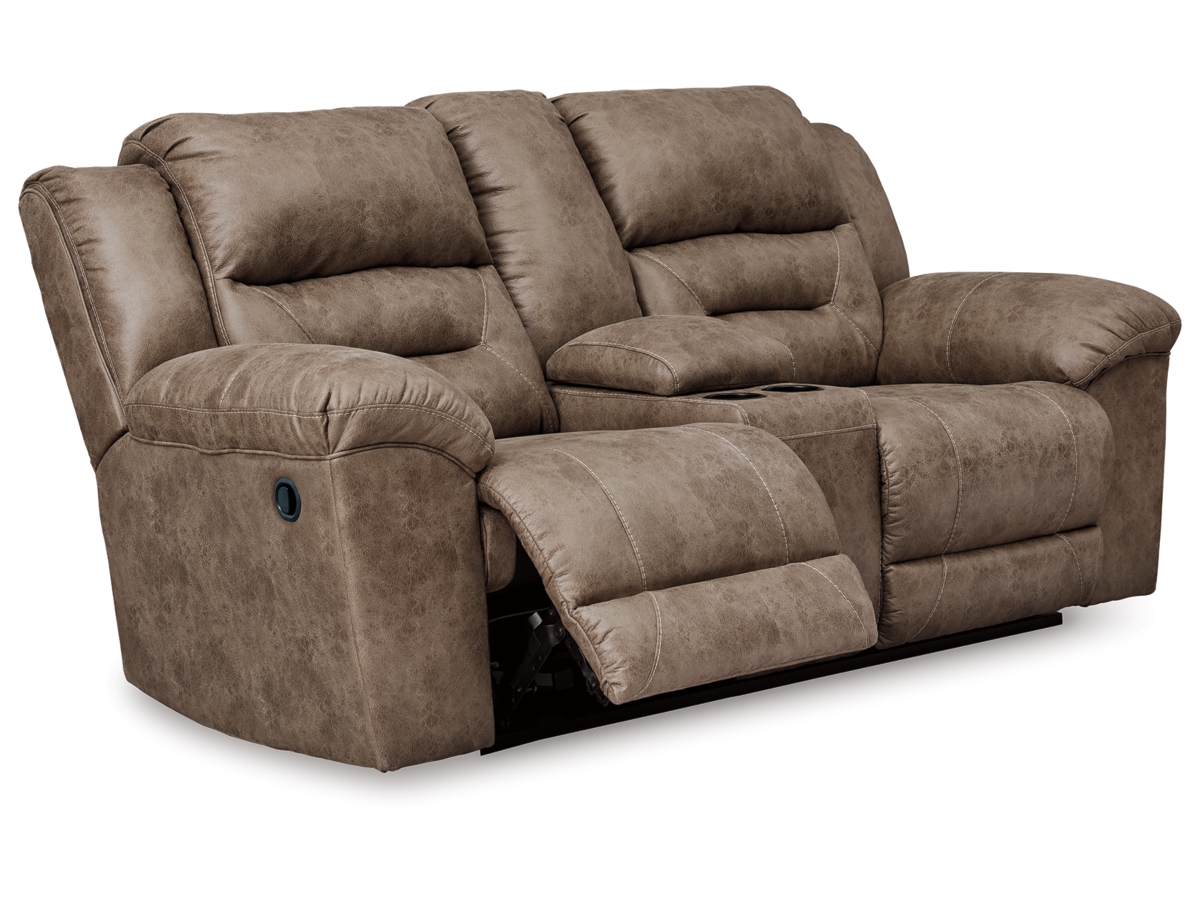 Stoneland Sofa Loveseat and Recliner Ashley