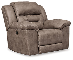 Stoneland Power Recliner, Fossil, large