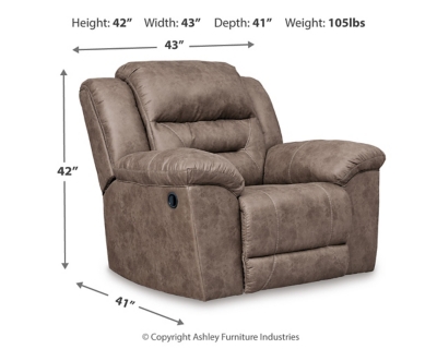 Stoneland Manual Rocker Recliner Ashley