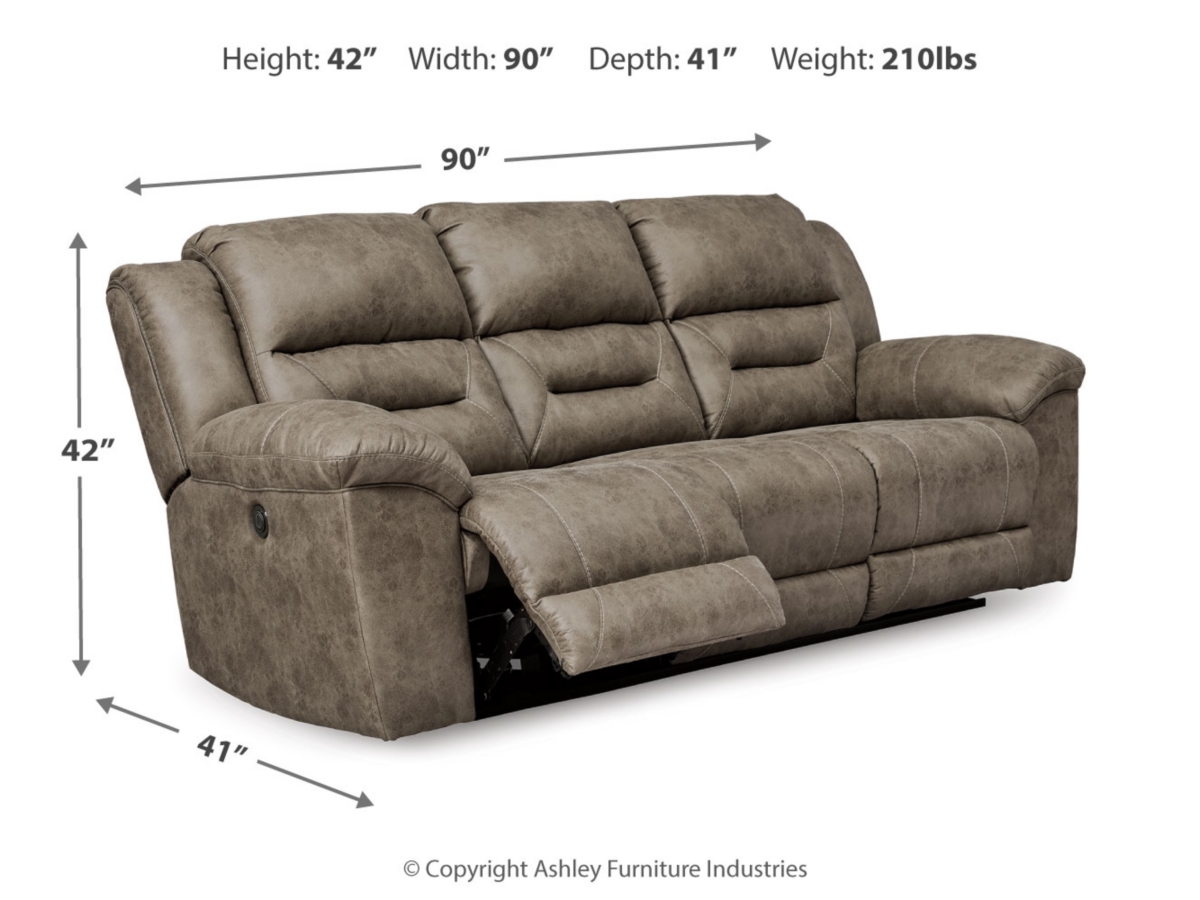 【良品】Ashley Furniture ストーンランド リクライニング ソファ Stoneland Manual Reclining Sofa | Ashley