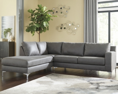 Ryler 2-Piece Sectional with Chaise, Charcoal, large