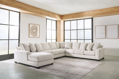 Lerenza 5-Piece Sectional with Chaise, Birch, large
