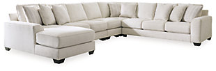 Lerenza 5-Piece Sectional with Chaise, Birch, large