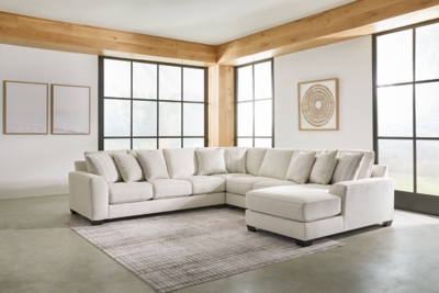 Lerenza 4-Piece Sectional with Chaise, Birch, large