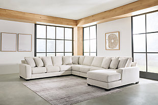 Lerenza 5-Piece Sectional with Chaise, Birch, rollover