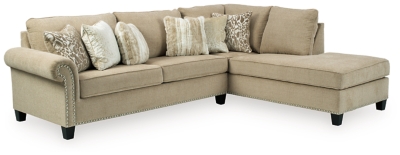 Dovemont 2-Piece Sectional with Chaise, Putty, large