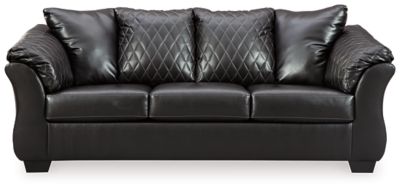 black sofa