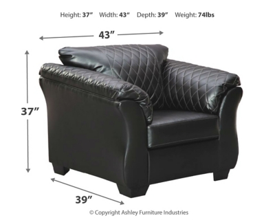 Betrillo Chair, Black, large