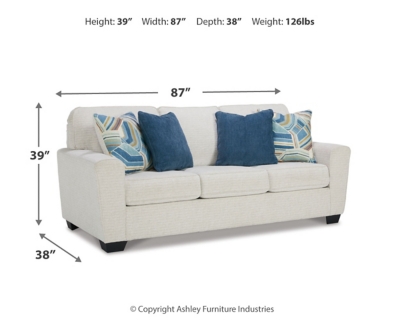 Cashton Sofa, Snow, large