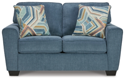 Ashley furniture deals light blue sofa