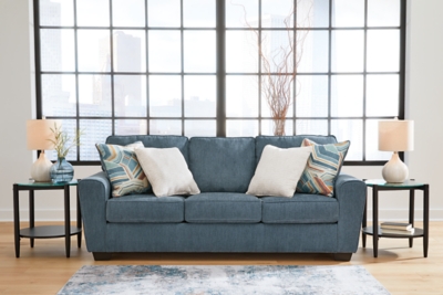 Ashley furniture deals blue sectional