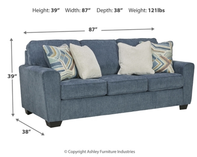 Cashton Sofa, Blue, large