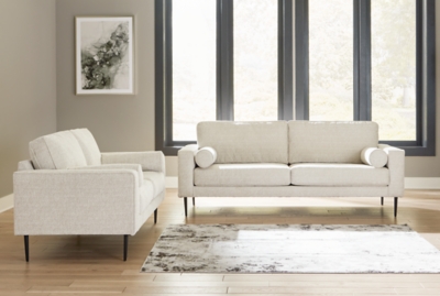 APG-4110338-2P Hazela Sofa and Loveseat, Sandstone sku APG-4110338-2P