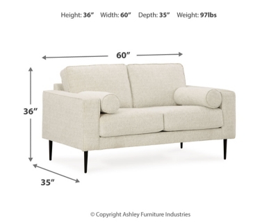 Hazela Loveseat, Sandstone, large