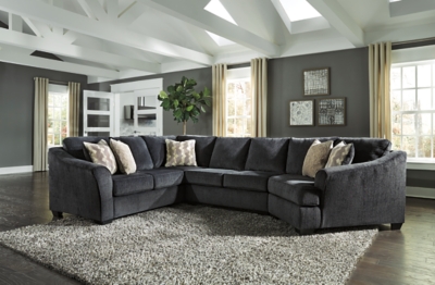 Eltmann 3 Piece Sectional With Cuddler Ashley Furniture Homestore