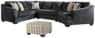 Eltmann 3-Piece Sectional with Ottoman, , large