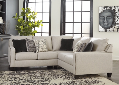 Hallenberg 2-Piece Sectional, Fog, rollover