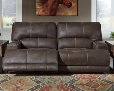 Kitching Sofa 51 Off, Leather Reclining Sofa At Ashley Furniture