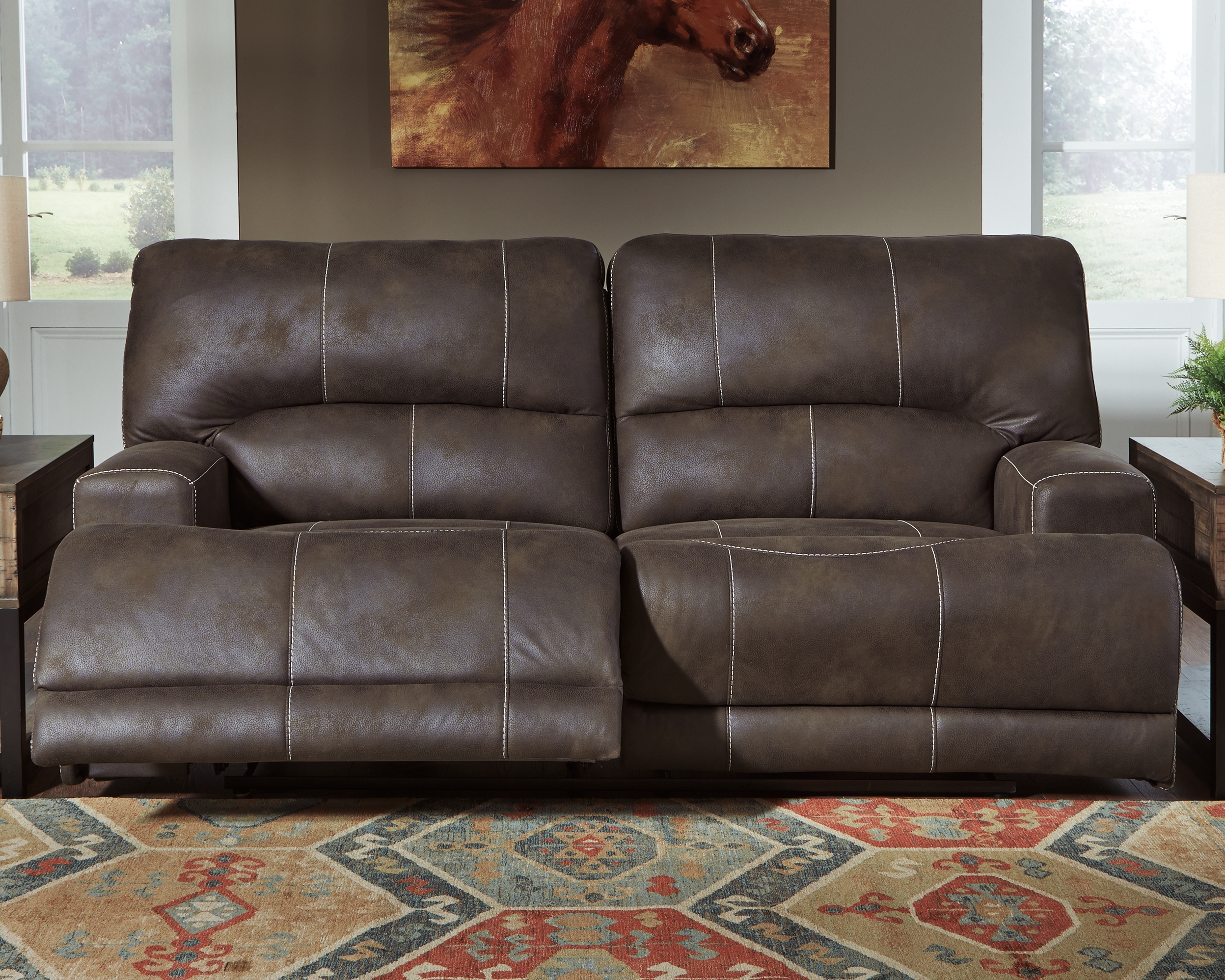 Kitching power top reclining sofa