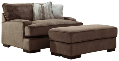 Member's mark grayson oversized chair and storage discount ottoman