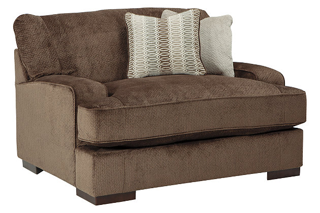 Fielding Oversized Chair And Ottoman, Ashley Furniture Chair And A Half With Ottoman
