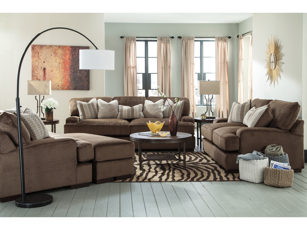 Fielding Sofa Oversized Chair and Ottoman Ashley