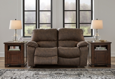 4240486 Kilmartin Manual Reclining Loveseat, Chocolate sku 4240486